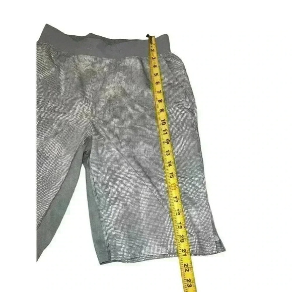 Mens Lululemon Running Shorts Pace Breaker White Gray Workout Lined Brief Sz Xs - Picture 5 of 6